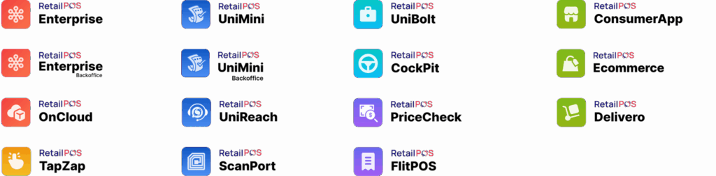 Retail Suite ERP and POS software for billing, inventory, and retail chain management